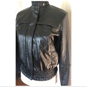 Zara basic women’s black bomber jacket M 28